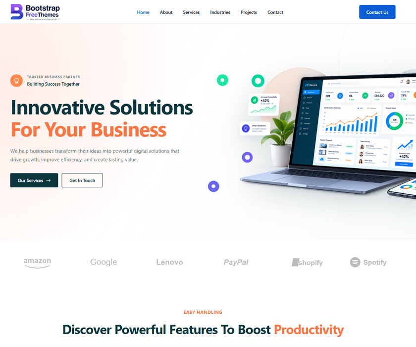 Corporate template