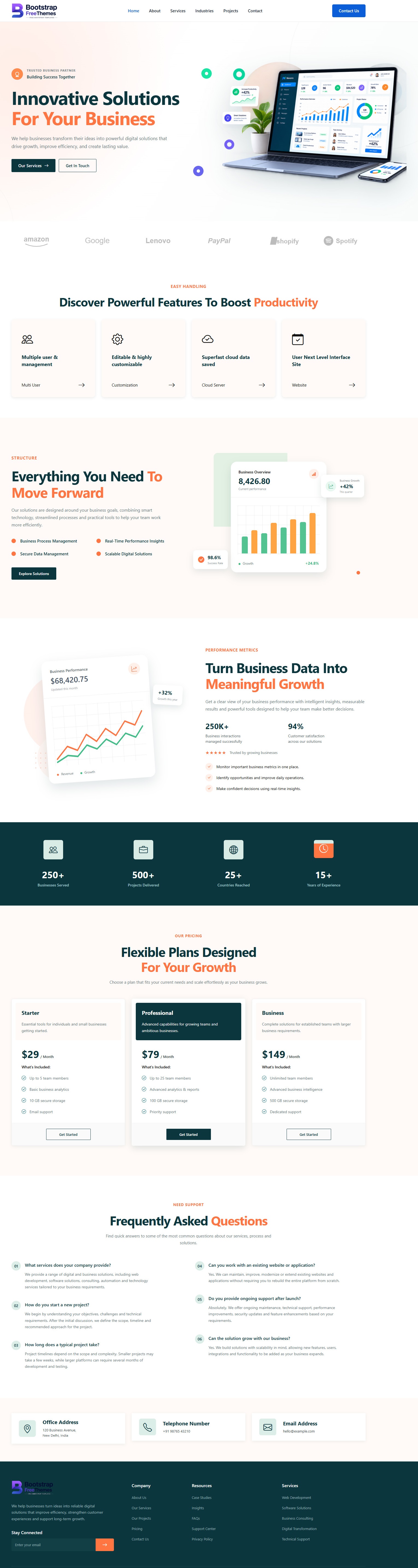 Corporate template