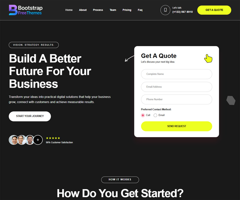 Corporate02 Landing page