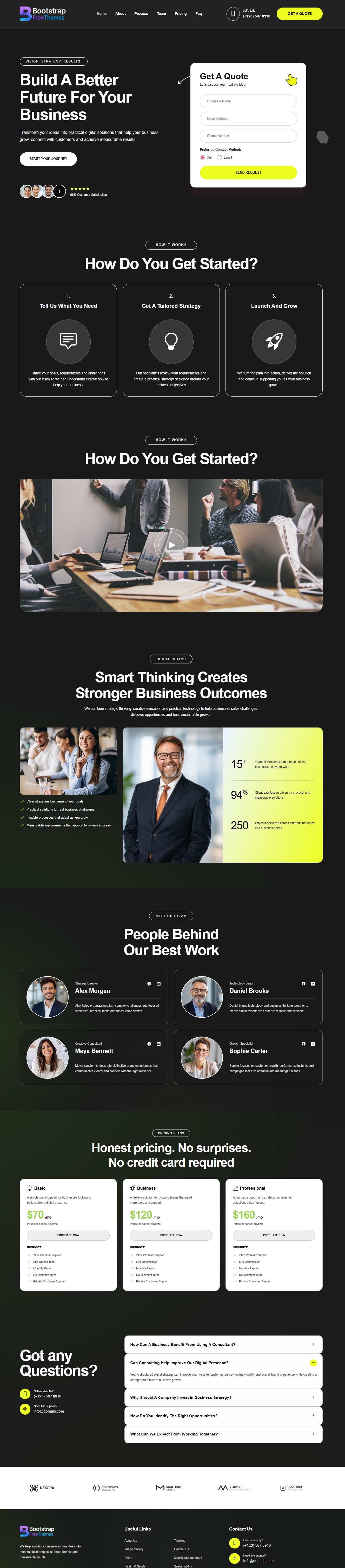 Corporate02 Landing page