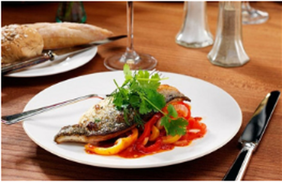 Delicious restaurant dish