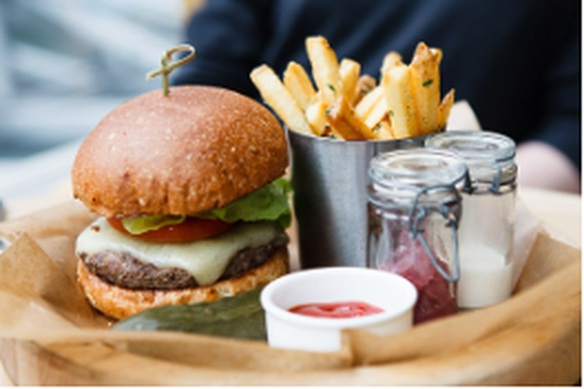 Restaurant signature burger