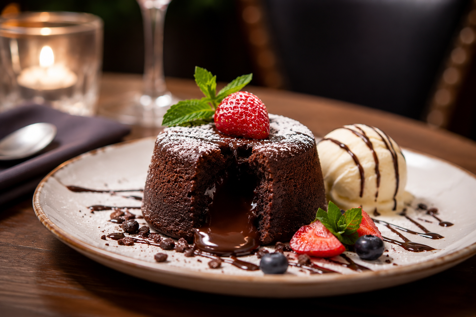 Restaurant dessert