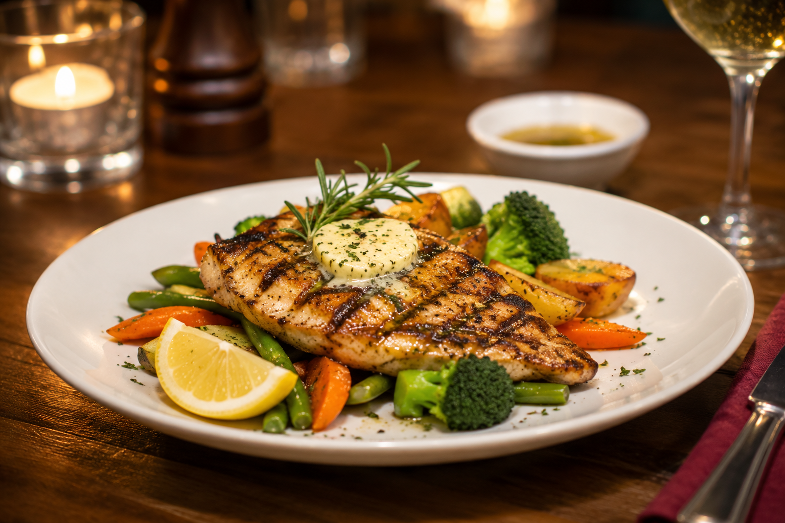 Restaurant main course